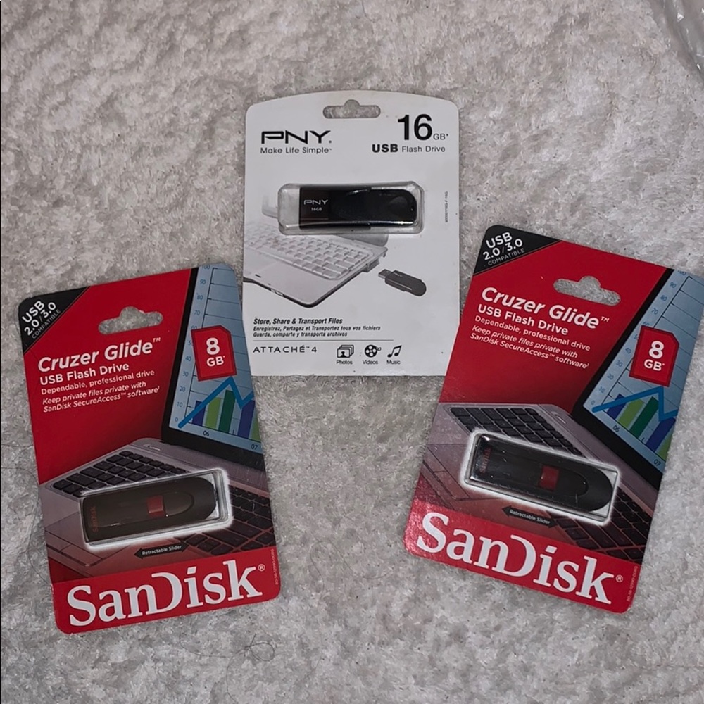USB flash drives